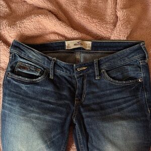 Hollister Women's Dark Blue Skinny Jeans